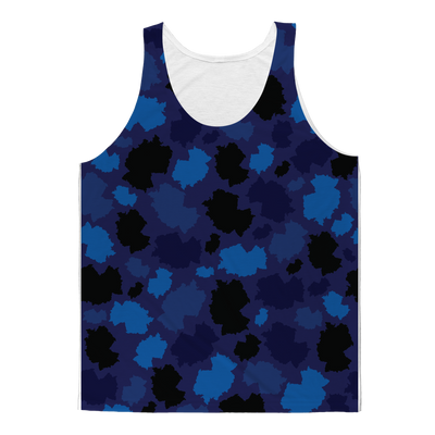 Germany Midnight Classic Sublimation Adult Tank Top - LocationCamo.com