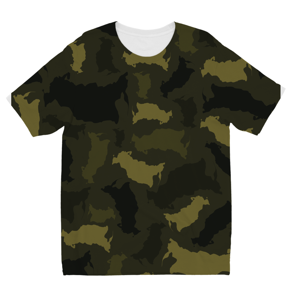 Russia Forest Sublimation Kids T-Shirt - LocationCamo.com