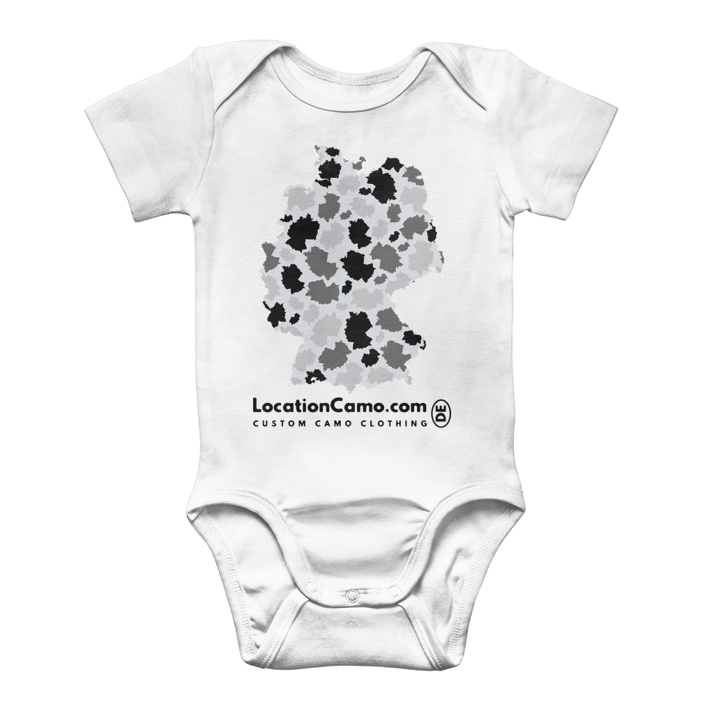 Germany Arctic Classic Baby Onesie Bodysuit - LocationCamo.com