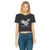 China Arctic Classic Women's Cropped Raw Edge T-Shirt - LocationCamo.com