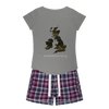 UK Forest Women's Sleepy Tee and Flannel Short - Custom Camo Clothing - [new_brand] - [camo] - [camoflage] - [apparel] - [location] - [new_brand] - [custom] - [clothing]