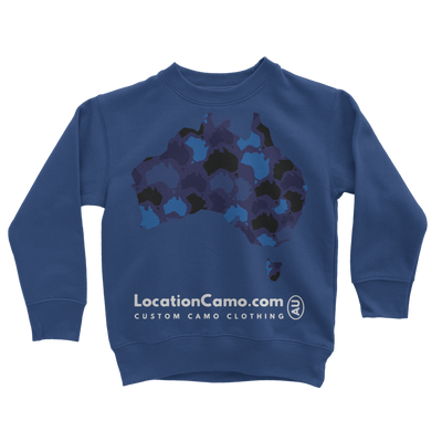 Australia Midnight Classic Kids Sweatshirt - Custom Camo Clothing - [new_brand] - [camo] - [camoflage] - [apparel] - [location] - [new_brand] - [custom] - [clothing]