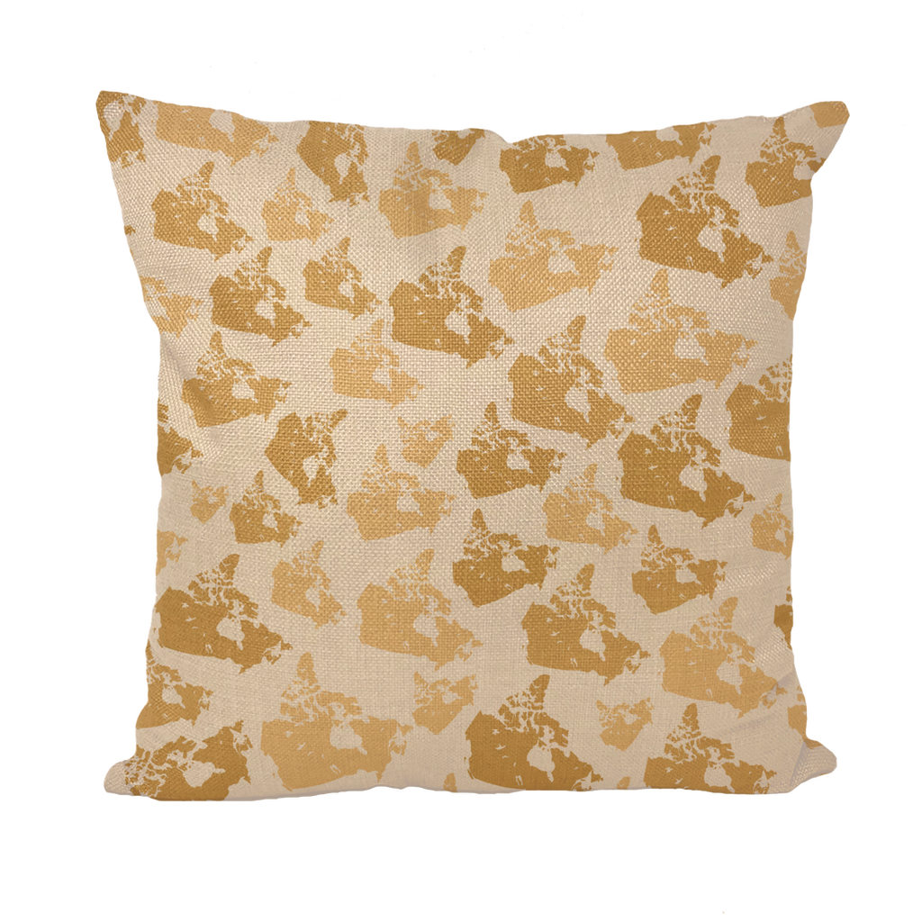 Canada Desert Throw Pillow with Insert - Custom Camo Clothing - [new_brand] - [camo] - [camoflage] - [apparel] - [location] - [new_brand] - [custom] - [clothing]