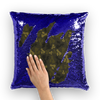 UK Forest Sequin Cushion Cover - Custom Camo Clothing - [new_brand] - [camo] - [camoflage] - [apparel] - [location] - [new_brand] - [custom] - [clothing]