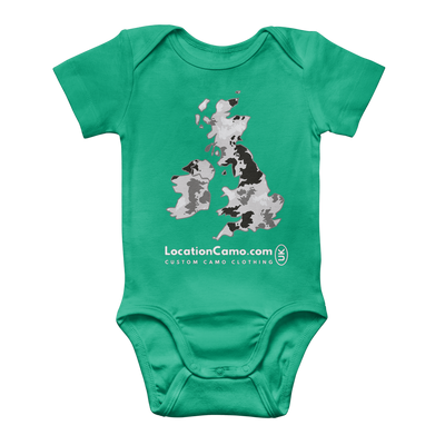 UK Arctic Classic Baby Onesie Bodysuit - Custom Camo Clothing - [new_brand] - [camo] - [camoflage] - [apparel] - [location] - [new_brand] - [custom] - [clothing]