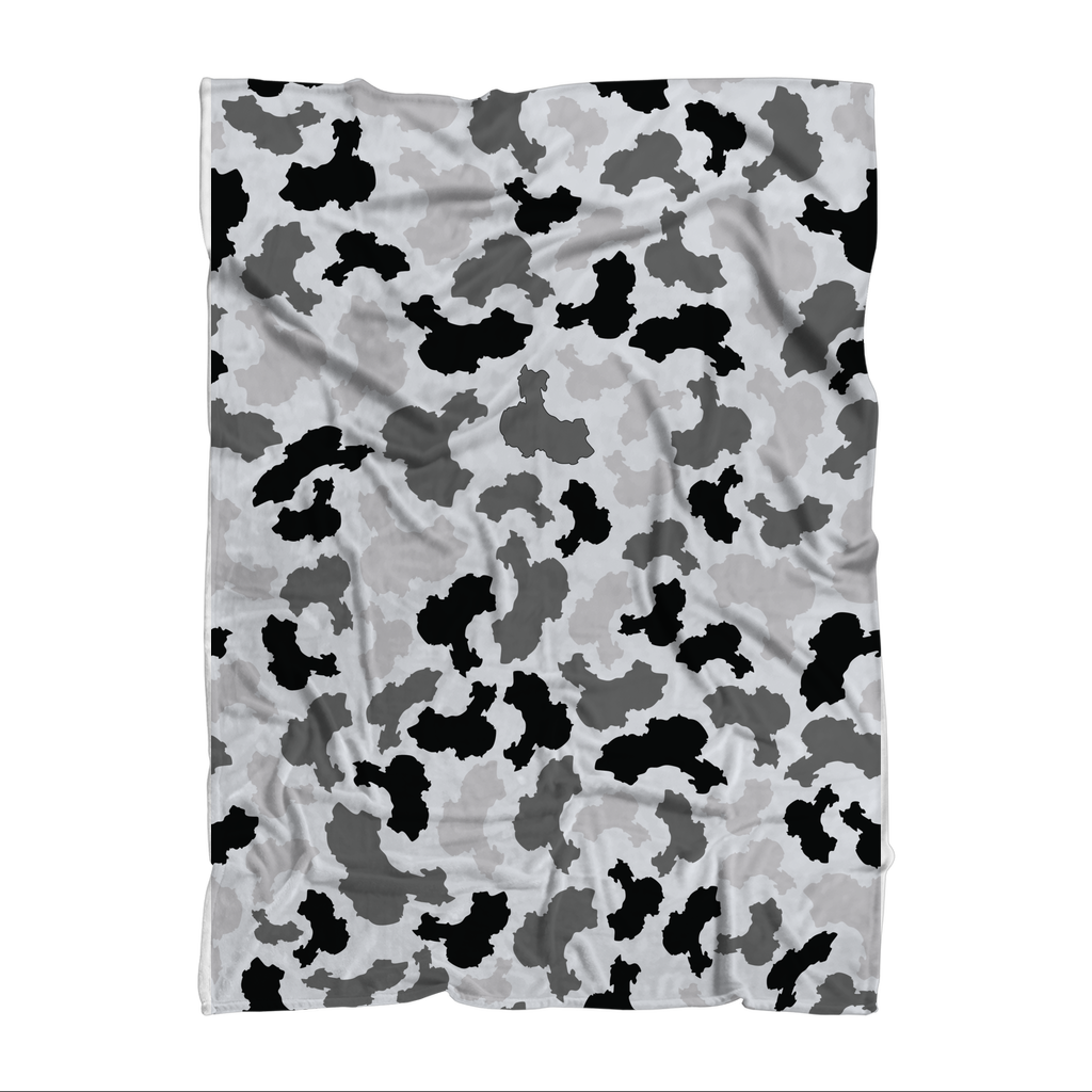 China Arctic Sublimation Throw Blanket - LocationCamo.com - [new_brand] - [camo] - [camoflage] - [apparel] - [location] - [new_brand] - [custom] - [clothing]