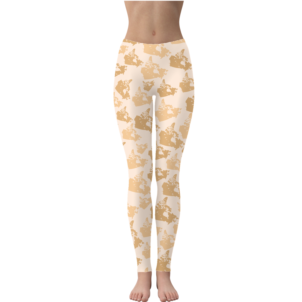 Canada Desert Leggings - Custom Camo Clothing - [new_brand] - [camo] - [camoflage] - [apparel] - [location] - [new_brand] - [custom] - [clothing]