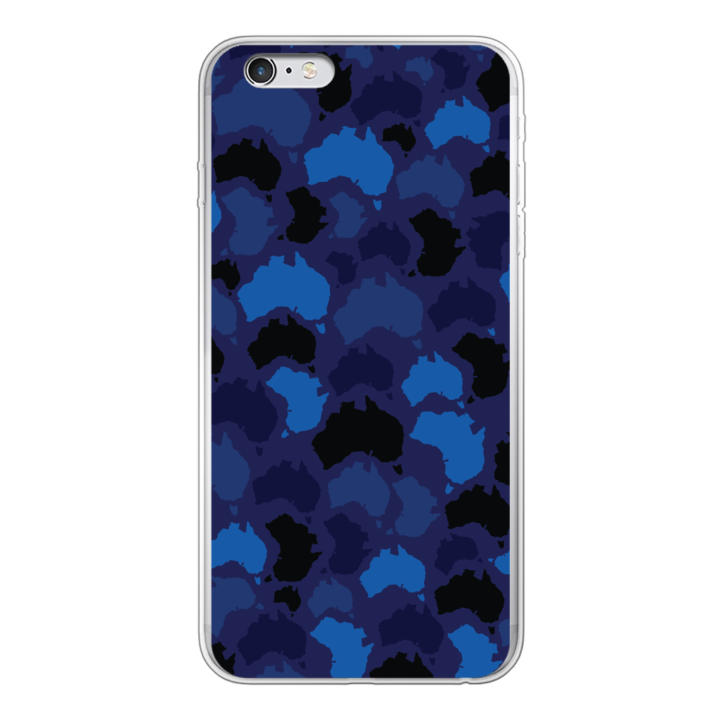 Australia Midnight Back Printed Transparent Soft Phone Case - Custom Camo Clothing - [new_brand] - [camo] - [camoflage] - [apparel] - [location] - [new_brand] - [custom] - [clothing]