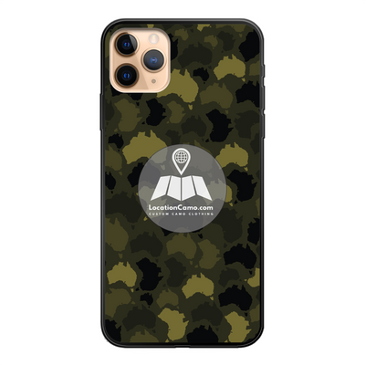 Australia Forest Back Printed Black Soft Phone Case - Custom Camo Clothing - [new_brand] - [camo] - [camoflage] - [apparel] - [location] - [new_brand] - [custom] - [clothing]