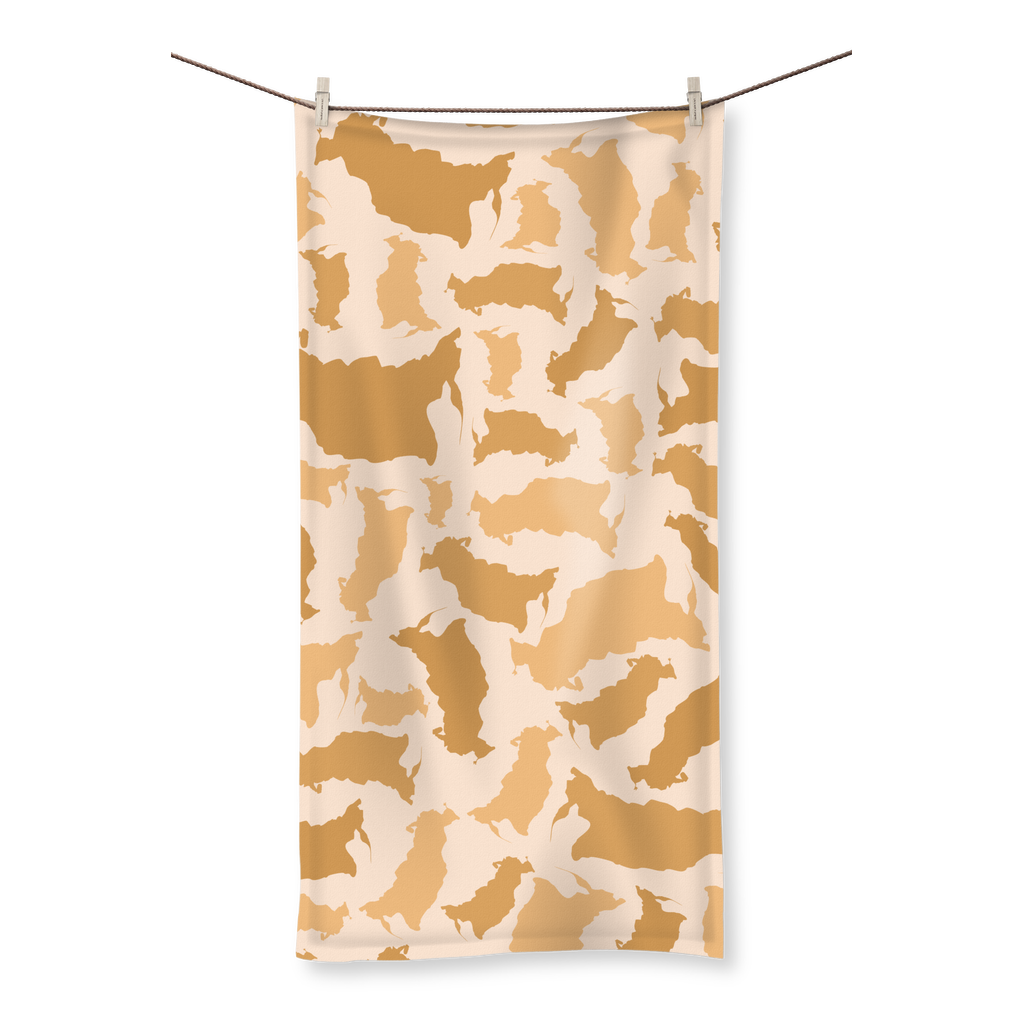 Russia Desert Sublimation All Over Towel - LocationCamo.com