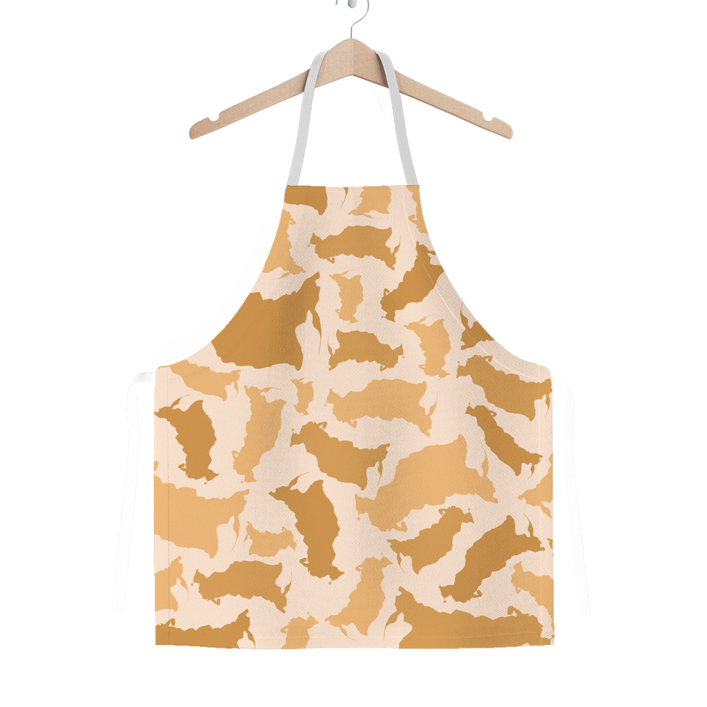 Russia Desert Classic Sublimation Adult Apron - LocationCamo.com