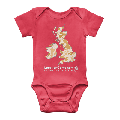 UK Desert Classic Baby Onesie Bodysuit - Custom Camo Clothing - [new_brand] - [camo] - [camoflage] - [apparel] - [location] - [new_brand] - [custom] - [clothing]