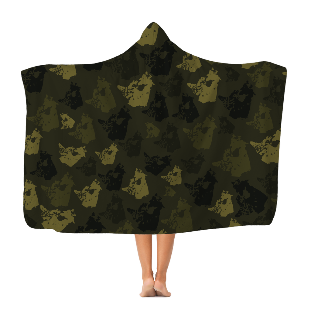 Canada Forest Premium Adult Hooded Blanket - Custom Camo Clothing - [new_brand] - [camo] - [camoflage] - [apparel] - [location] - [new_brand] - [custom] - [clothing]