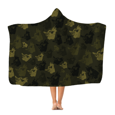 Canada Forest Premium Adult Hooded Blanket - Custom Camo Clothing - [new_brand] - [camo] - [camoflage] - [apparel] - [location] - [new_brand] - [custom] - [clothing]