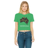 Australia Forest Classic Women's Cropped Raw Edge T-Shirt - Custom Camo Clothing - [new_brand] - [camo] - [camoflage] - [apparel] - [location] - [new_brand] - [custom] - [clothing]