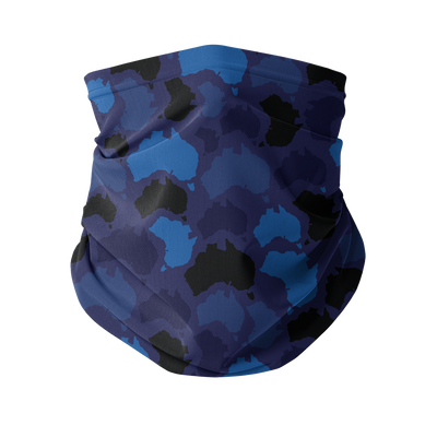 Australia Midnight Sublimation Neck Gaiter - Custom Camo Clothing - [new_brand] - [camo] - [camoflage] - [apparel] - [location] - [new_brand] - [custom] - [clothing]