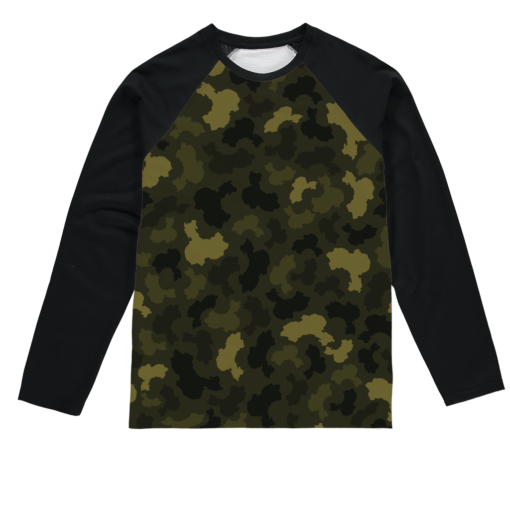 China Forest Sublimation Baseball Long Sleeve T-Shirt - LocationCamo.com