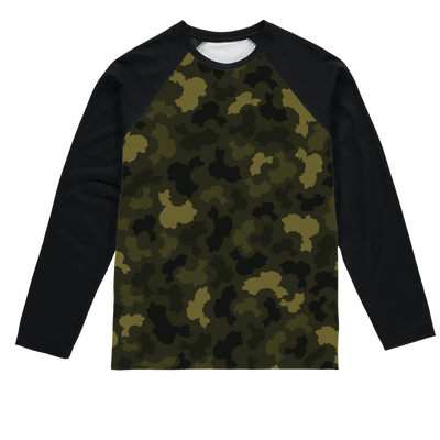 China Forest Sublimation Baseball Long Sleeve T-Shirt - LocationCamo.com