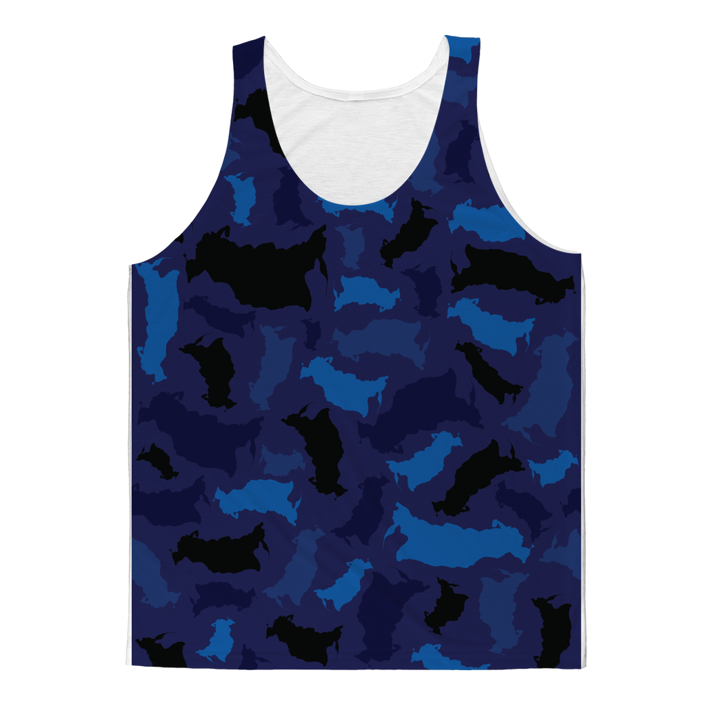 Russia Midnight Classic Sublimation Adult Tank Top - LocationCamo.com