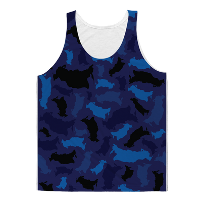 Russia Midnight Classic Sublimation Adult Tank Top - LocationCamo.com