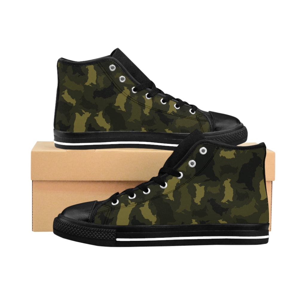 Russia Forest Unisex High-top Sneakers - LocationCamo.com