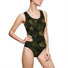 Canada Forest Women's Classic One-Piece Swimsuit - Custom Camo Clothing - [new_brand] - [camo] - [camoflage] - [apparel] - [location] - [new_brand] - [custom] - [clothing]