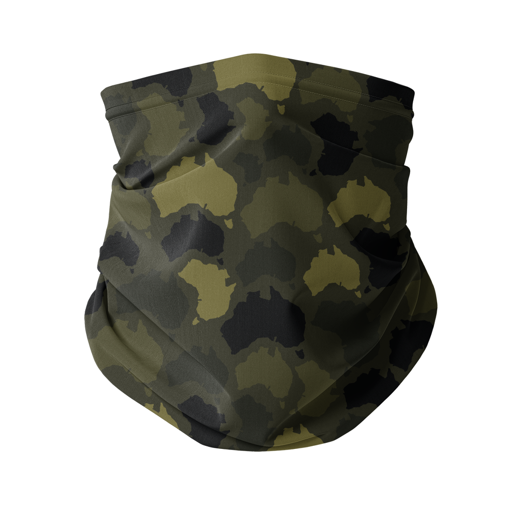 Australia Forest Sublimation Neck Gaiter - Custom Camo Clothing - [new_brand] - [camo] - [camoflage] - [apparel] - [location] - [new_brand] - [custom] - [clothing]