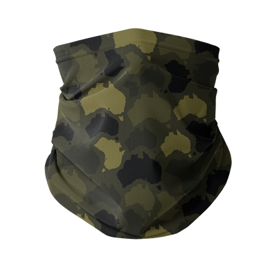 Australia Forest Sublimation Neck Gaiter - Custom Camo Clothing - [new_brand] - [camo] - [camoflage] - [apparel] - [location] - [new_brand] - [custom] - [clothing]