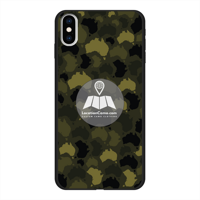 Australia Forest Back Printed Black Soft Phone Case - Custom Camo Clothing - [new_brand] - [camo] - [camoflage] - [apparel] - [location] - [new_brand] - [custom] - [clothing]