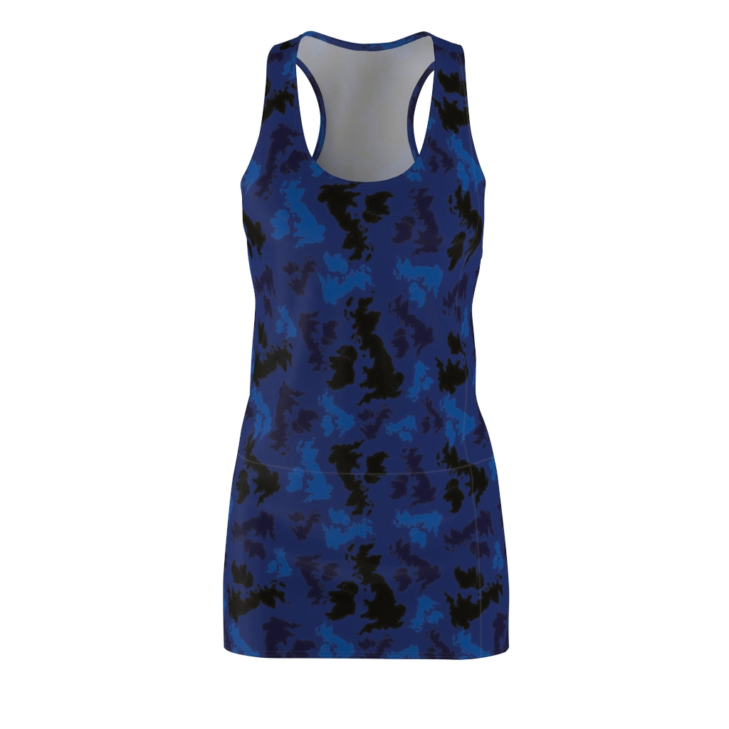 UK Midnight Women's Cut & Sew Racerback Dress - Custom Camo Clothing - [new_brand] - [camo] - [camoflage] - [apparel] - [location] - [new_brand] - [custom] - [clothing]