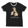 UK Desert Adult Ringer T-Shirt - Custom Camo Clothing - [new_brand] - [camo] - [camoflage] - [apparel] - [location] - [new_brand] - [custom] - [clothing]