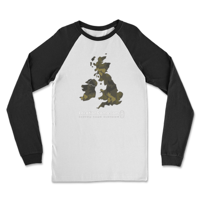 UK Forest Classic Raglan Long Sleeve Shirt - Custom Camo Clothing - [new_brand] - [camo] - [camoflage] - [apparel] - [location] - [new_brand] - [custom] - [clothing]