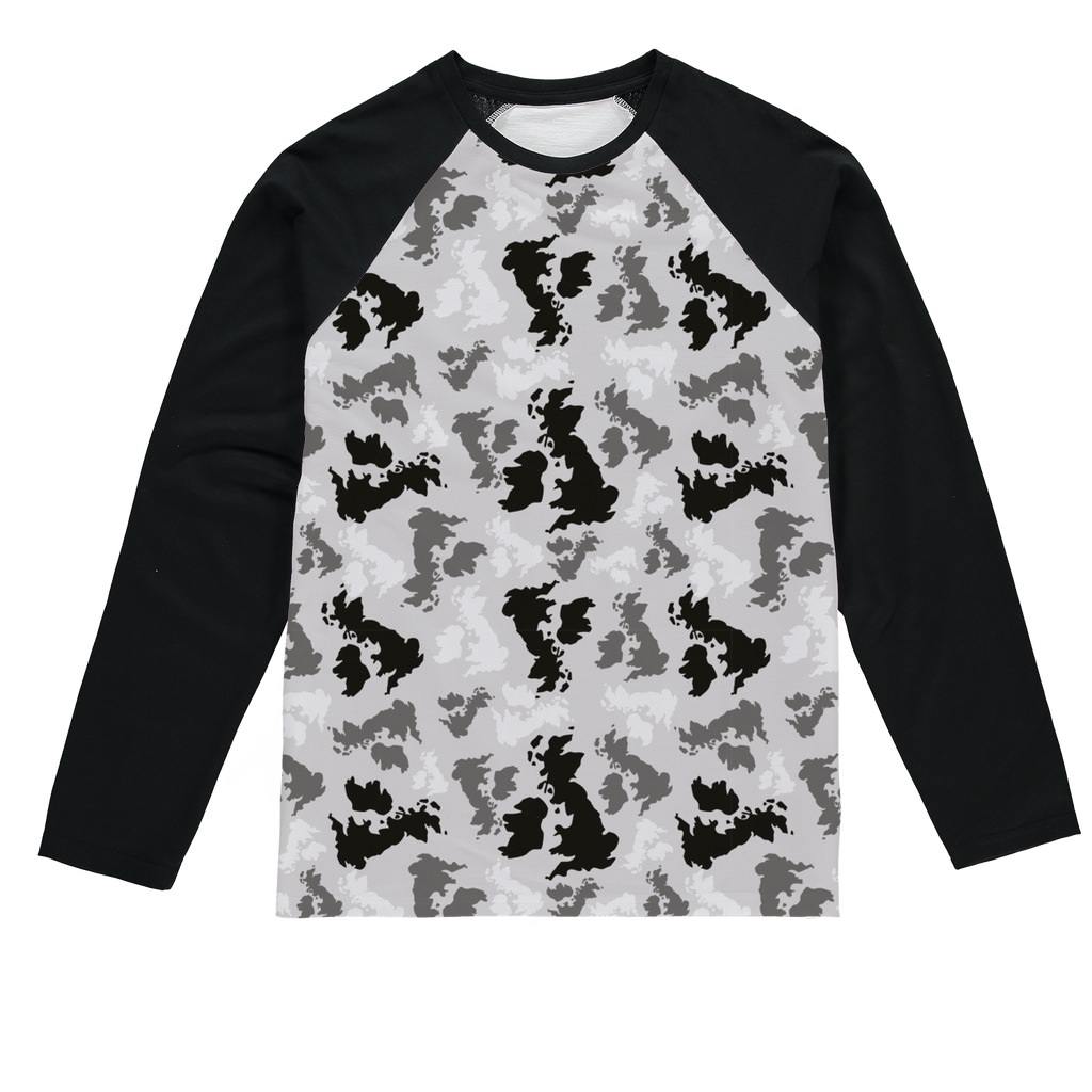 UK Arctic Sublimation Baseball Long Sleeve T-Shirt - Custom Camo Clothing - [new_brand] - [camo] - [camoflage] - [apparel] - [location] - [new_brand] - [custom] - [clothing]