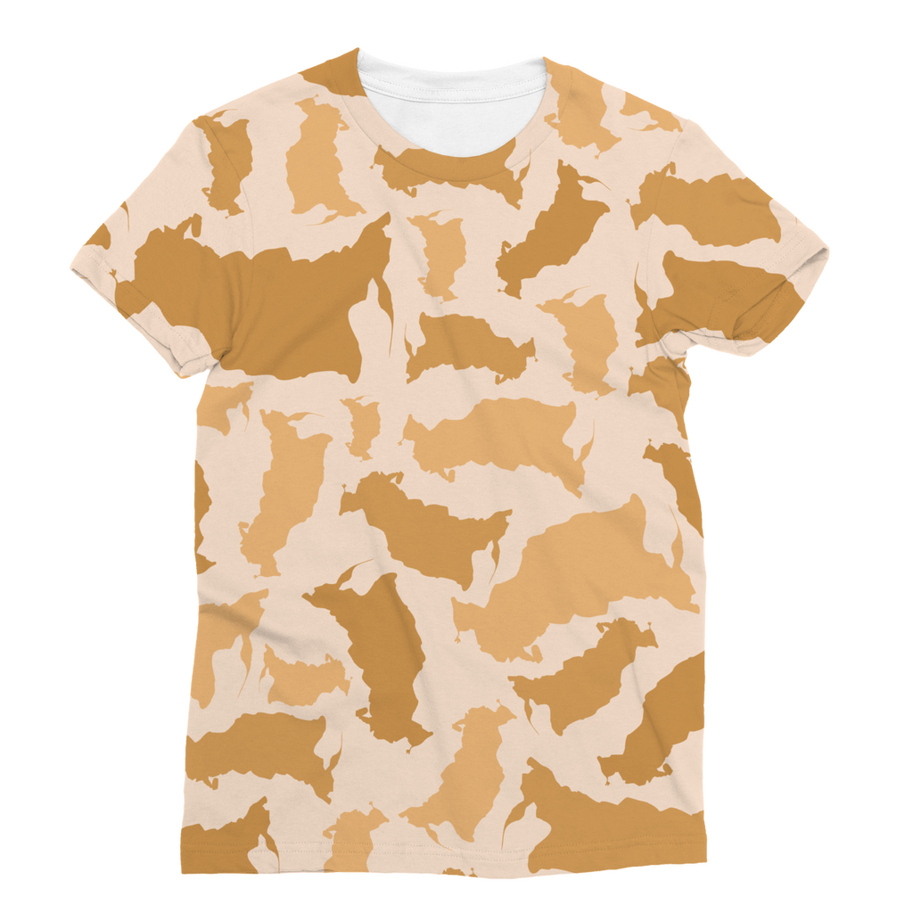 Russia Desert Classic Sublimation Women's T-Shirt - LocationCamo.com