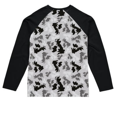 UK Arctic Sublimation Baseball Long Sleeve T-Shirt - Custom Camo Clothing - [new_brand] - [camo] - [camoflage] - [apparel] - [location] - [new_brand] - [custom] - [clothing]