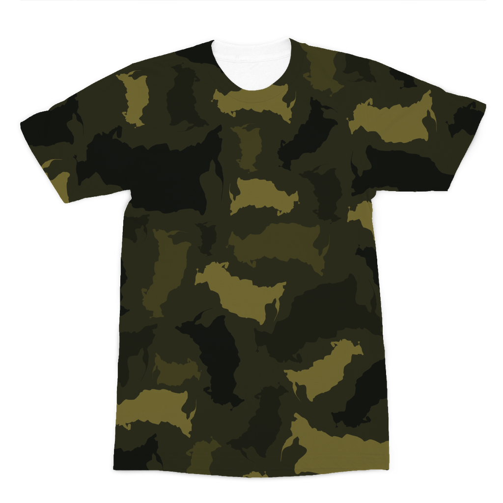 Russia Forest Premium Sublimation Adult T-Shirt - LocationCamo.com