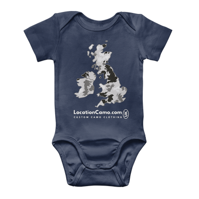 UK Arctic Classic Baby Onesie Bodysuit - Custom Camo Clothing - [new_brand] - [camo] - [camoflage] - [apparel] - [location] - [new_brand] - [custom] - [clothing]