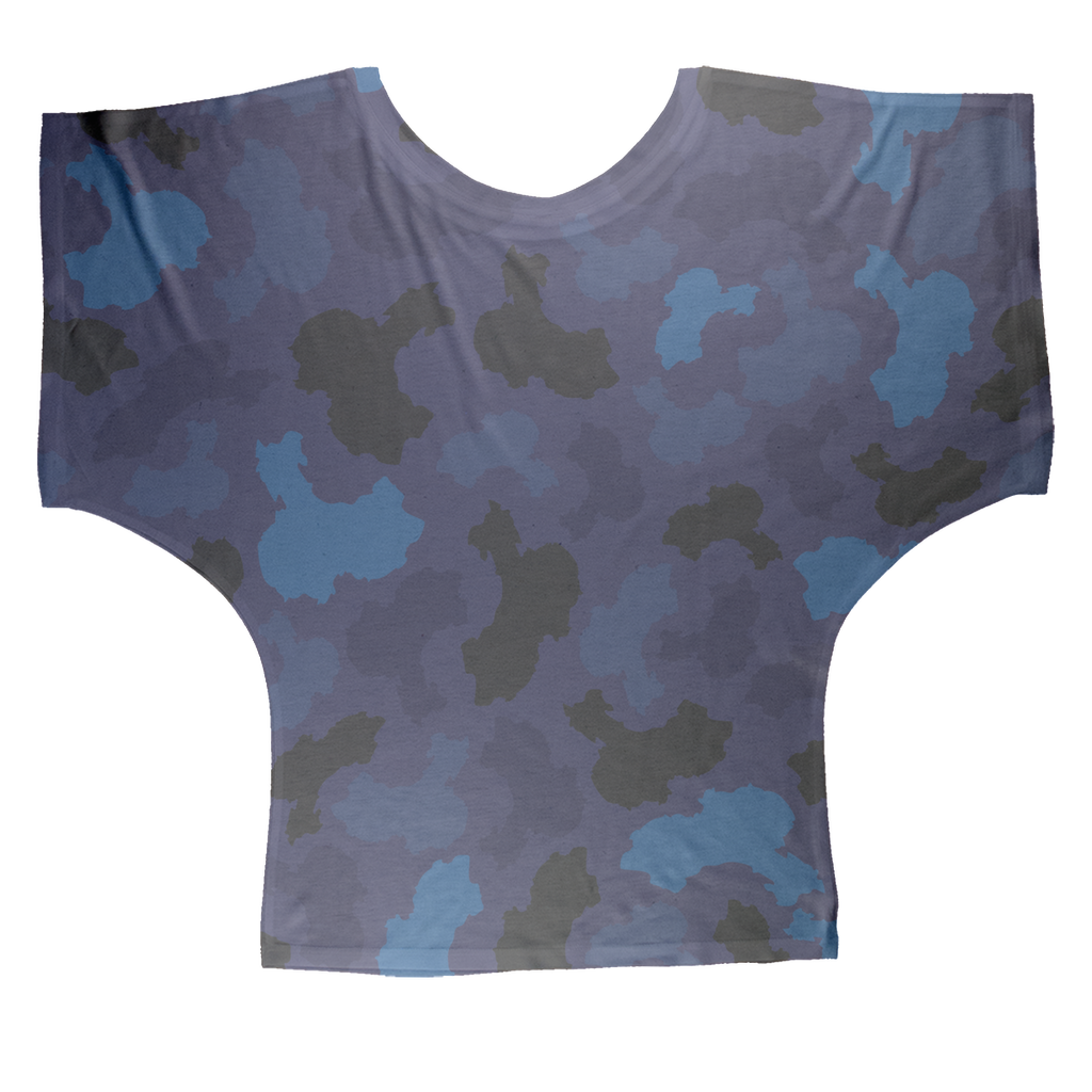 China Midnight Sublimation Batwing Top - LocationCamo.com