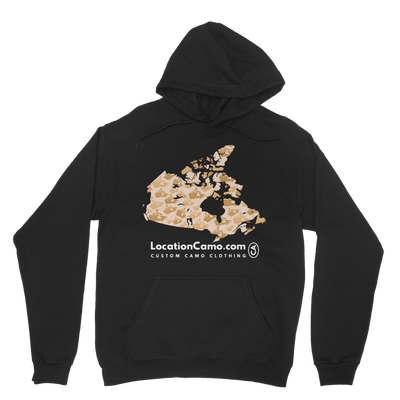 Canada Desert Classic Adult Hoodie - Custom Camo Clothing - [new_brand] - [camo] - [camoflage] - [apparel] - [location] - [new_brand] - [custom] - [clothing]