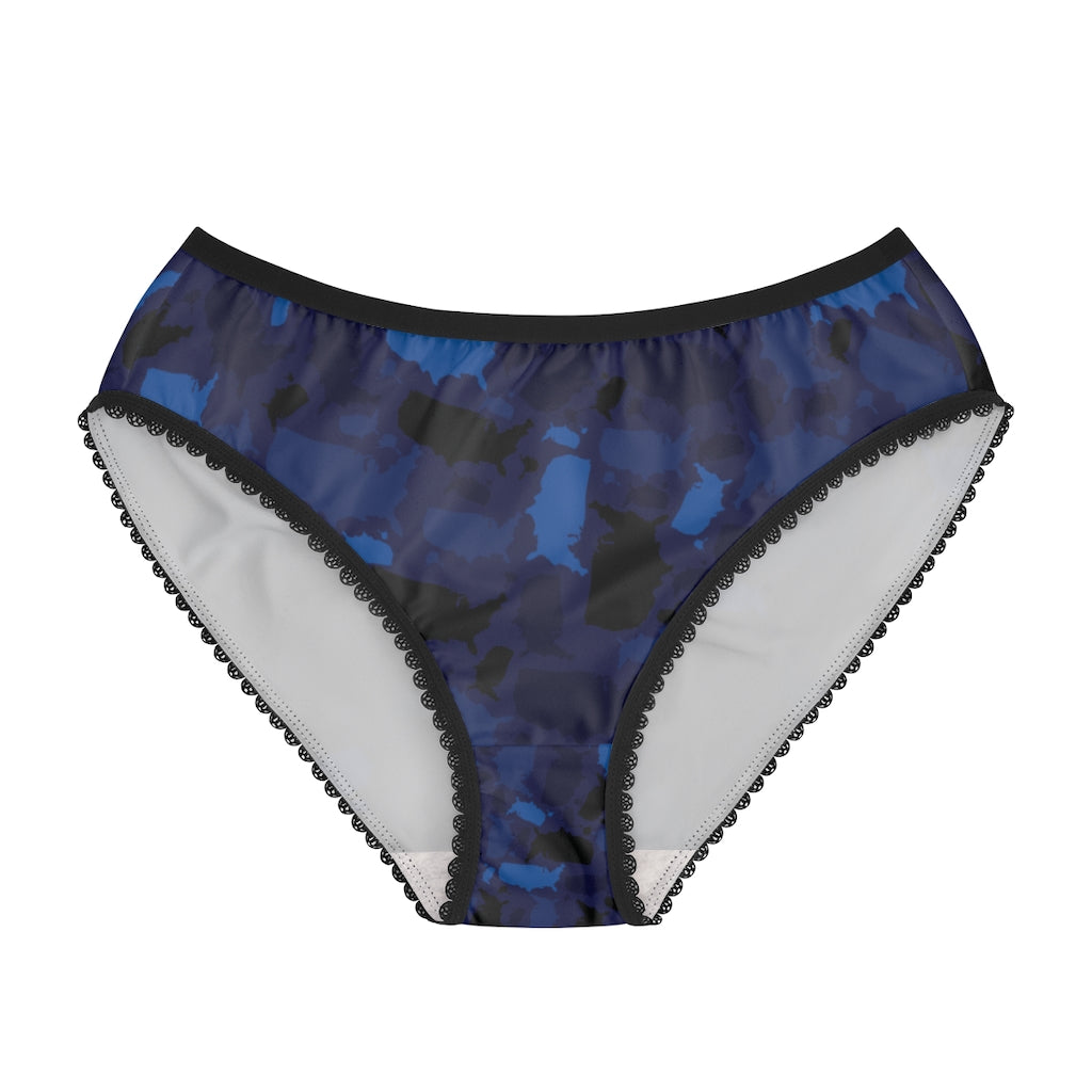 USA Midnight Women's Briefs - LocationCamo.com