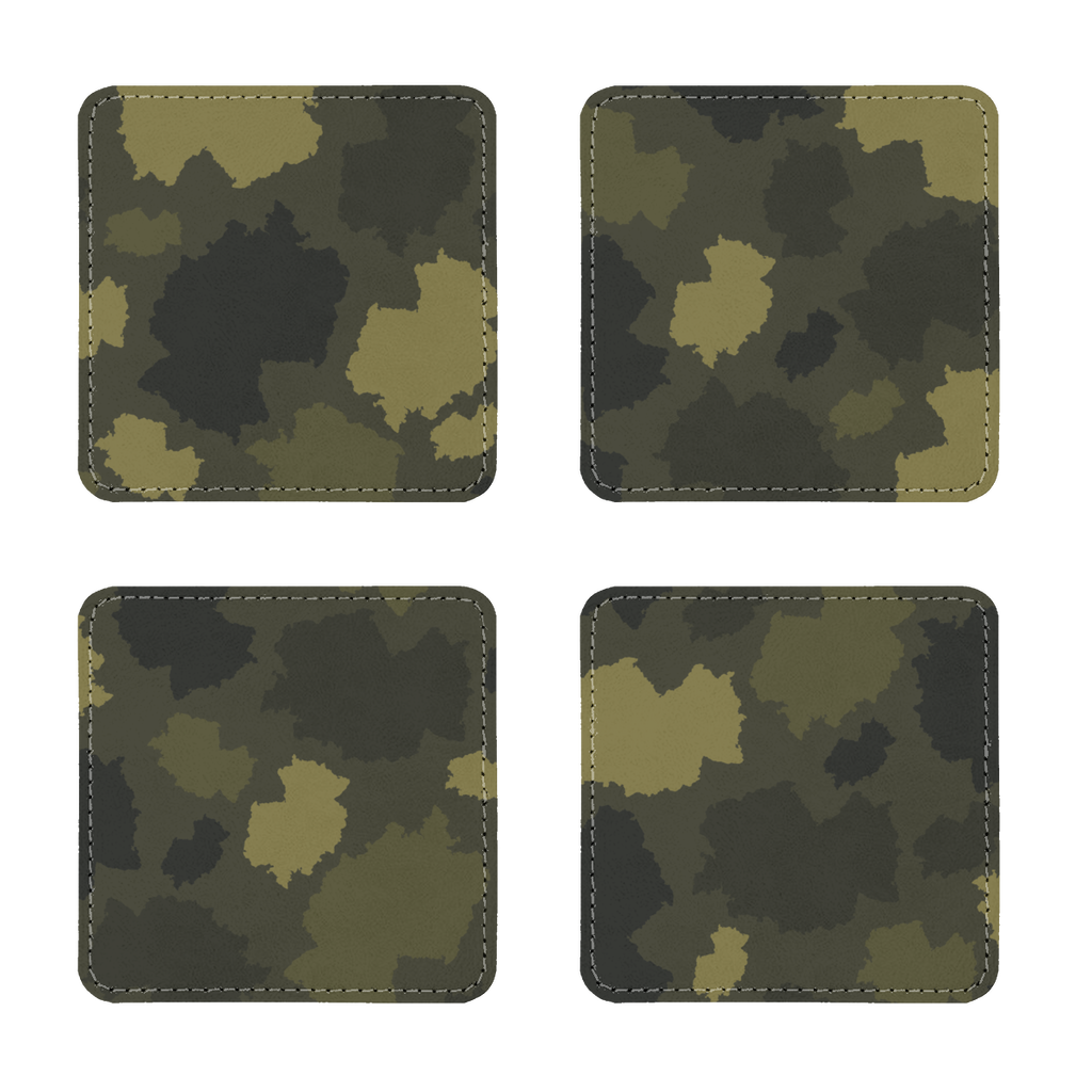 Germany Forest Sublimation Coasters Pack of Four - LocationCamo.com