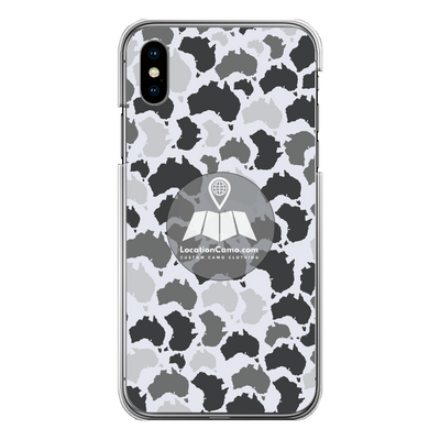 Arctic Printed Transparent Phone Case | Custom Camo Clothing