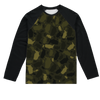 USA Forest Sublimation Baseball Long Sleeve T-Shirt - LocationCamo.com