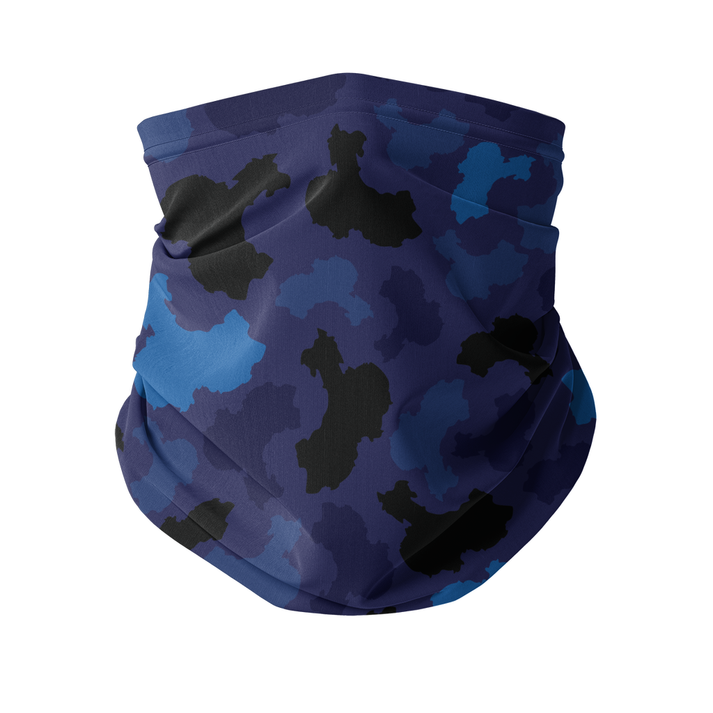 China Midnight Sublimation Neck Gaiter - LocationCamo.com - [new_brand] - [camo] - [camoflage] - [apparel] - [location] - [new_brand] - [custom] - [clothing]