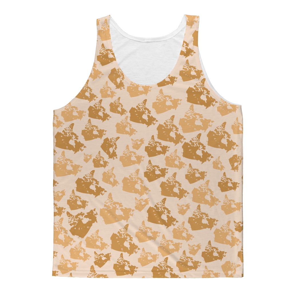 Canada Desert Classic Sublimation Adult Tank Top - Custom Camo Clothing - [new_brand] - [camo] - [camoflage] - [apparel] - [location] - [new_brand] - [custom] - [clothing]