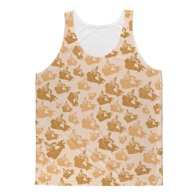 Canada Desert Classic Sublimation Adult Tank Top - Custom Camo Clothing - [new_brand] - [camo] - [camoflage] - [apparel] - [location] - [new_brand] - [custom] - [clothing]