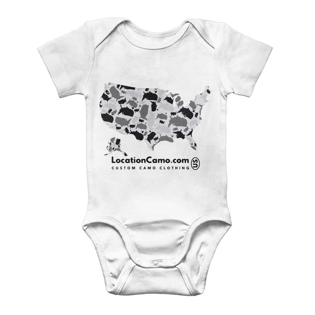 USA Arctic Classic Baby Onesie Bodysuit - LocationCamo.com