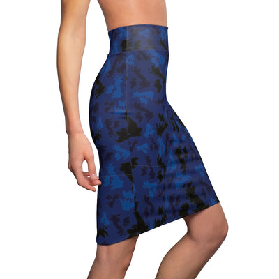 UK Midnight Women's Pencil Skirt - Custom Camo Clothing - [new_brand] - [camo] - [camoflage] - [apparel] - [location] - [new_brand] - [custom] - [clothing]