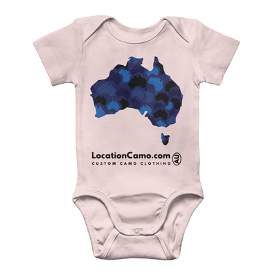 Australia Midnight Classic Baby Onesie Bodysuit - Custom Camo Clothing - [new_brand] - [camo] - [camoflage] - [apparel] - [location] - [new_brand] - [custom] - [clothing]