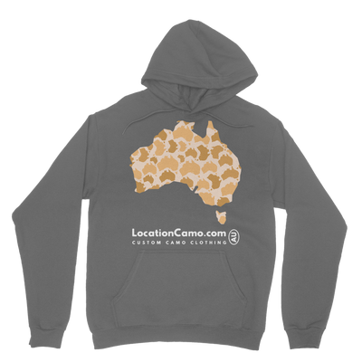 Australia Desert Classic Adult Hoodie - Custom Camo Clothing - [new_brand] - [camo] - [camoflage] - [apparel] - [location] - [new_brand] - [custom] - [clothing]